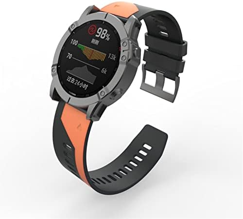 Eksil 22 26 ממ QuickFit רצועת Watchband עבור Garmin Fenix ​​6 6x Pro 5x 5 Plus 3HR 935 945 S60 SmartWatch
