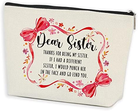אחות מתנות, אחות יום הולדת מתנות אחות, גדול אחות קטנה תודה לך ידידות חג המולד יום הולדת מתנות לנשים