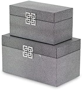 קופסאות סגרין כסף 2 של צ'אונג של צ'אונג, אפור