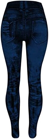 נשים עסקים חולצות נשים ג ' ינס תחתון מכנסיים צבעוני יוגה מכנסיים מאוד אלסטי דק 3 פעמים חותלות