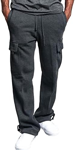 מכנסי ג'וג'ר פעילים לגברים מכנסי טרנינג מחודדים מכנסיים רזים מכנסיים מכנסיים עם כיס מטען