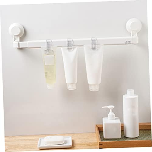 FOMIYYS 12 יחידות קליפ משחת שיניים קליפ קליפ ניקוי פנים מרובה תכליתי ווים פלסטיק לניקוי חדר אמבטיה
