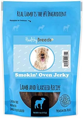 גזעים בריאים Lakeland Terrier מעשנים כבש תנור ומתכון זרעי פשתן פינוקים כלבים 4 גרם