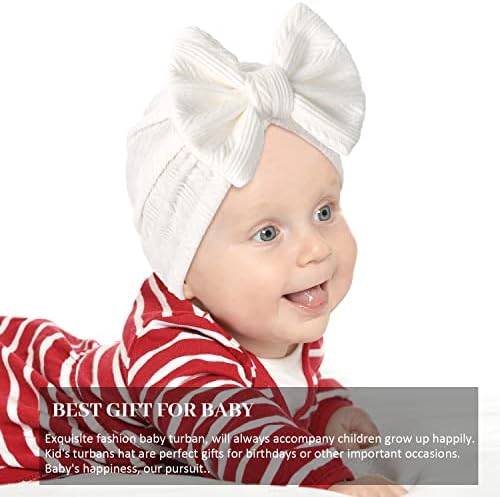 טורבן לתינוקות דני, כובע ילדה קטנה עם כובע קשת פעוטות