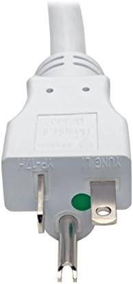 Tripp Lite Safe-It רצועת חשמל בדרגת בית חולים עם שישה חנויות 20A ירוקות לטיפול בחולים, UL 1363A