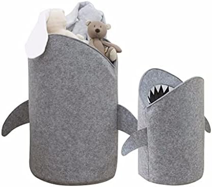 1 יח ' חבילה חמוד כריש בצורת אחסון סל רב תפקודי פרימיום הרגיש בית כביסה עבור ובגדים