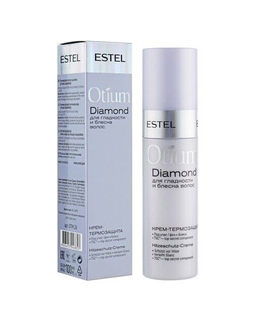 Estel Otium Diamond Cream Cream 100ml לשיער חלק ומבריק. מגן על שיער מפני טמפרטורות גבוהות