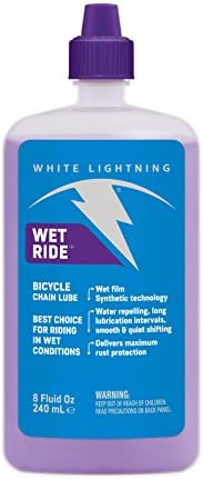 ברק לבן רטוב רטוב תנאים קיצוניים קיצוניים שרשרת אופניים כבדה, בקבוק סחיטת טפטוף 8 אונקיות