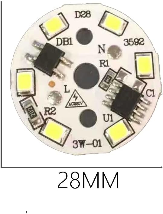 AC 220V LED LED PCB SMD 2835 Entegre ic Sürücü LED Boncuk Akıllı ic SMD 3W 5W 7W 9W 12W 15W 15W LED ışık