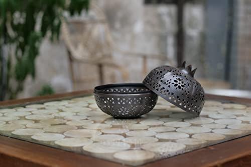 טורקיה בעבודת יד מיוחדת קערת סוכר/ תפאורה, מחזיק תבלינים/ סט נחושת רקום/ עיצוב מטבח/ תפאורה ביתית/ ייצור מיוחד/