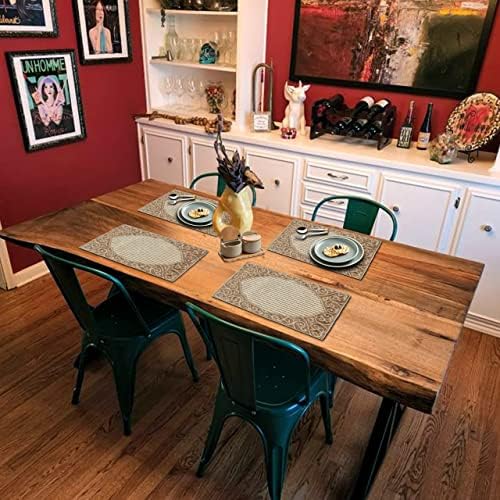 מפיות שולחן, מפיות שולחן בעבודת יד, מפיות שולחן אוכל, מפיות חרוזים בעבודת יד מלבן, מפיות שולחן חווה