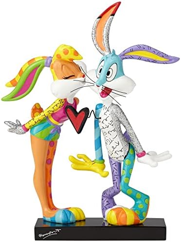 לוני טונס מאת בריטו - לולה מתנשקת באגס פסלון ארנב