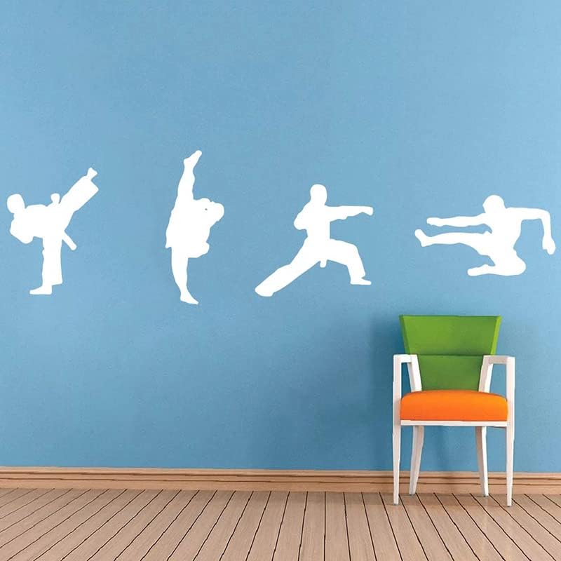 מדבקות אמנות קיר של קראטה לילדים לסלון מדבקת קיר לעיצוב בית לחדר בנים ZB407
