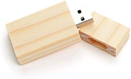 5 ארוז מלבן עץ 2.0/3.0 כונן הבזק USB כונן USB דיסק מקל עם עץ