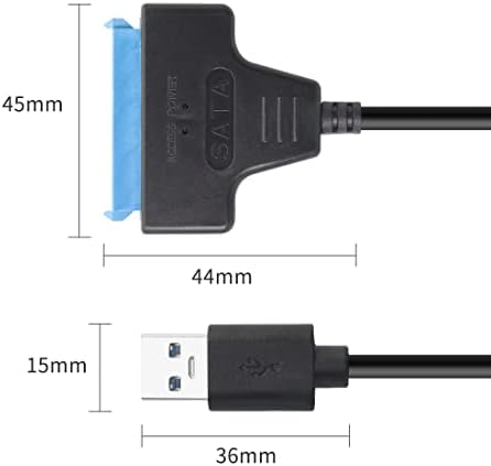 Yacsejao USB 3.0 SATA III מתאם כונן קשיח כבל SATA III כונן קשיח כבל ממיר חיצוני עבור SSD & HDD העברת