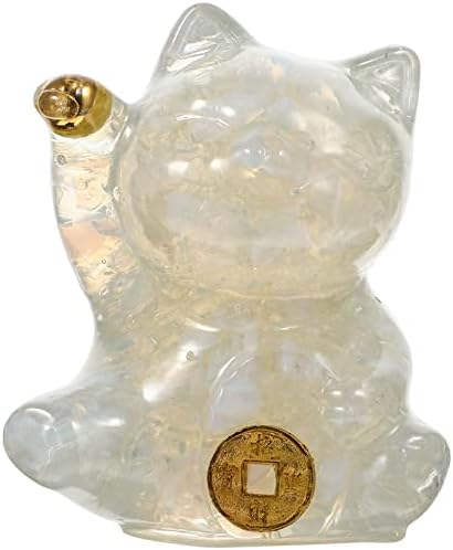Besportble Crystal Lucky Cat Craft