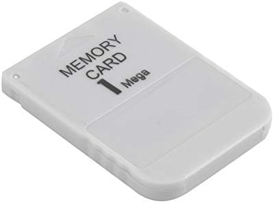 Tatoonly Superjiuex PS1 כרטיס זיכרון 1 מגה כרטיס זיכרון לפלייסטיישן 1 משחק PS1 PSX שימושי מעשי מעשי לבן 1M