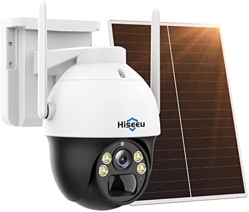 מערכת מצלמות אבטחה אלחוטית של Hiseeu חיצונית, מצלמת אבטחה ביתית 2K למקורה, ללא תיל 2K 3MP