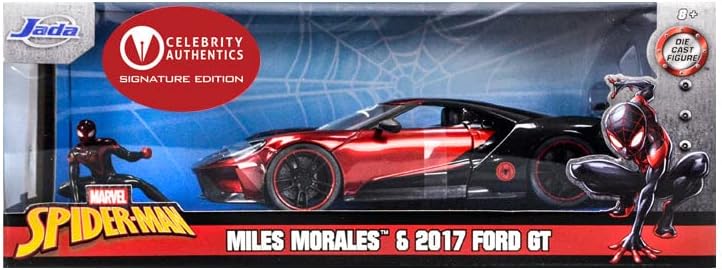 שמייק מור חתם על ספיידרמן מיילס מוראלס מכונית יצוקה בקנה מידה 1: 24