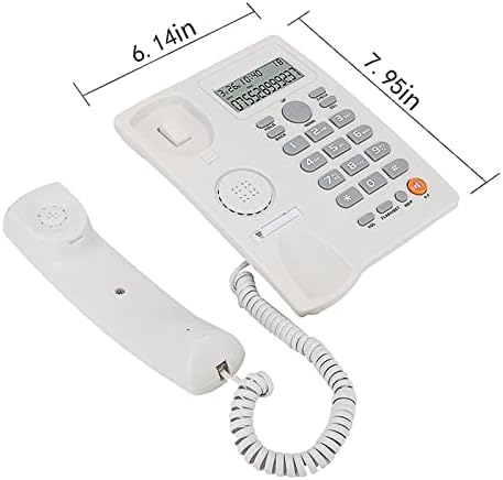 טלפון טלפוני טלפוני טלפוני, ממשק כפול טלפונים טלפונים גדולים של כפתור גדול עם זיהוי מתקשר, טלפון