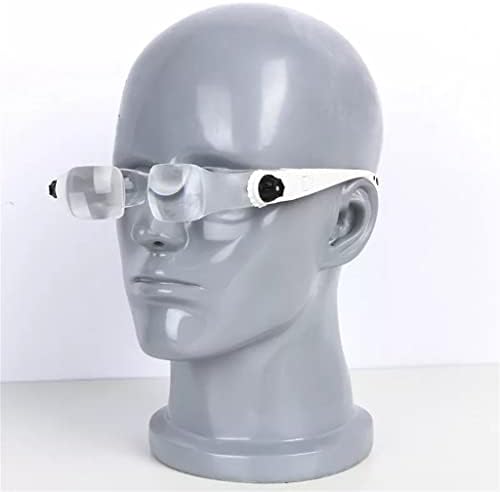 3.8 ראש זכוכית מגדלת משקפיים סטנד טלוויזיה עם מחזיק טלפון ומקרה משקפיים