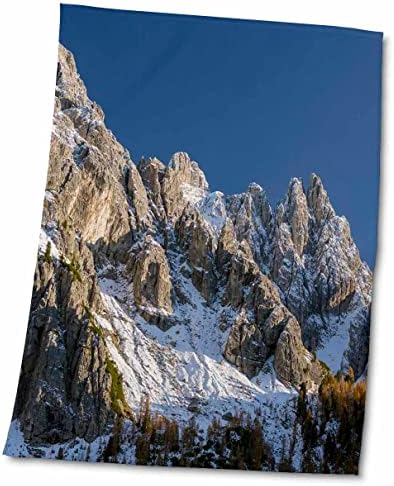 3 דרוז פסגות רכס הרי קדיני, דולומיטים, טירול, איטליה - מגבות