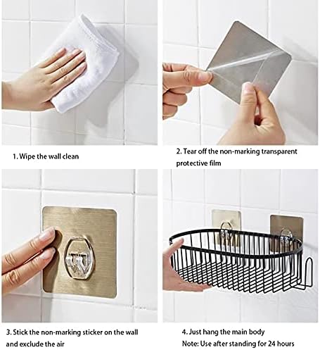 מדפי אחסון אמבטיה WXXGY מדף אמבטיה רכוב קיר מתקנת קידוח חינם מתקנת מטבח מדפי מקלחת/לבן