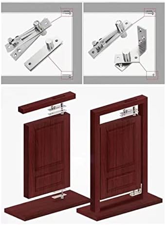 Xnrtop ציר ציר דלת עץ כבדה צירי דלת כבד 360 מעלות ציר ציר נירוסטה 360 ציר דלת נסתר ציר דלת קוטר 18 ממ וציר