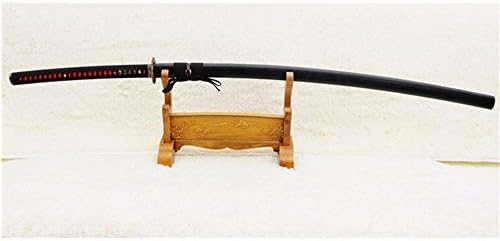 53 פלדה מקופלת No-Dachi חרב יפנית אדמדמה שחורה שחורה מלאה פליז פליז צובה-Ryan865