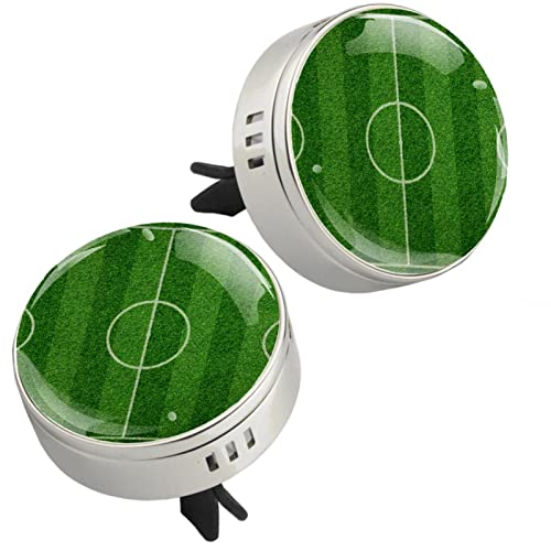 2 חבילות משרד בית ארומתרפיה ארומתרפיה מפזר שמן אור כדורגל אור כדורגל מכונית ירוקה מטהר אוויר אוויר קליפ