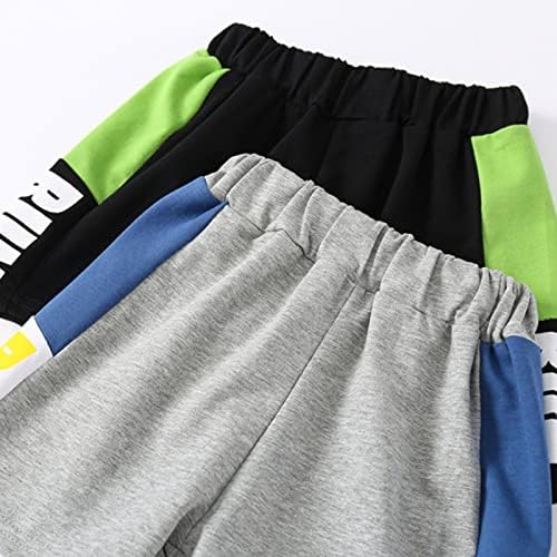 מכנסיים קצרים של Qiuyi Athletic לילדים פעוטות נערים קצרים מכנסיים קצרים קיץ אופנת בגדי לבוש לילדים בגדי בגדים