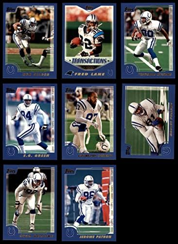 2000 Topps Indianapolis Colts כמעט שלם צוות סט שלם אינדיאנפוליס קולטס NM/MT Colts