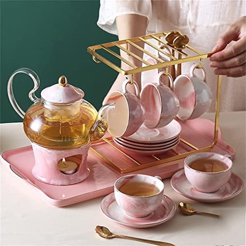 קומקומים סגנון נורדי פירות פירות תה כוס תה פרח קומקום פרחים סט אחר הצהריים תה תה תה.