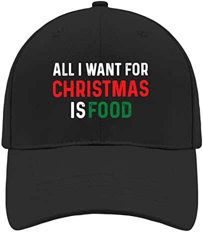כובעי חג המולד של Jvan עבור כובעי בייסבול בייסבול כובעים מתכווננים לילדה, כל מה שאני רוצה בשביל
