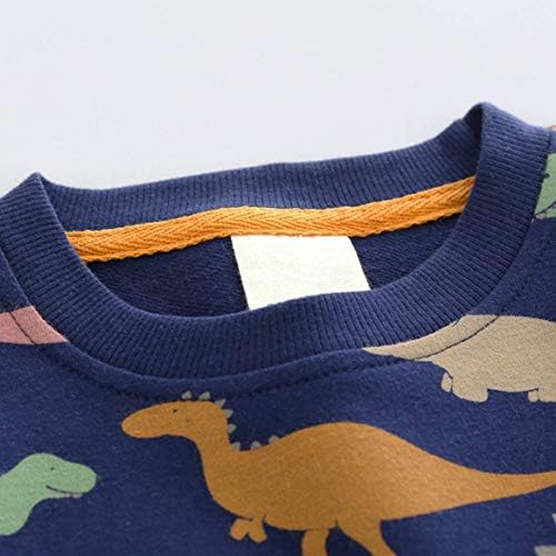 חולצות סווטשירטים של בנים סוודר פיל סוודר טריקו פעוט כותנה צמרות חמודות טי תלבושת חיצונית שרוול ארוך