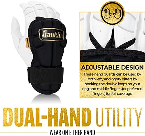 פרנקלין ספורט בייסבול יד + יד משמר-סדרת למבוגרים יד + יד מגן עבור חבטות-מגן יד, יד מגן - ימין + יד שמאל מתנקשים-אחד