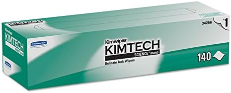 Kimtech Science Kimwipes נגב משימות עדין, קליל לבן 1 רקמת רובדי 14-7/10 x 16-3/5 אינץ 'חד פעמי,