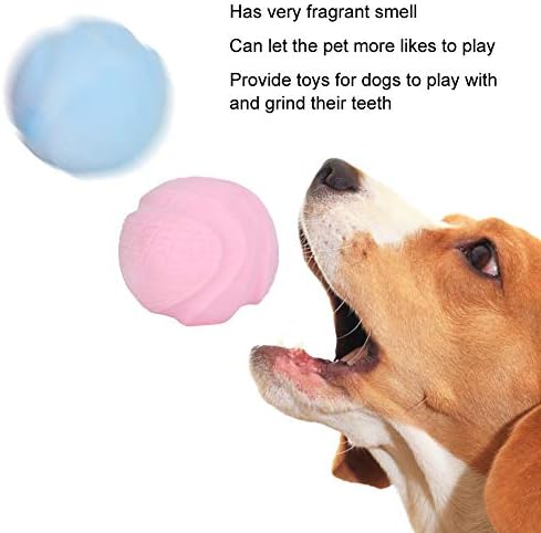 טוחנת חיית מחמד ידידותית לסביבה 3 יחידות צעצוע טוחן כלב, צעצוע של כדור חיית מחמד רך, עבור חיות מחמד,