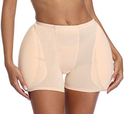 Bimei Sponge מרופד מירכי הלבשה התחתונים של הנשים היפ -ירך מעלה מכנסי ירך משפרים מרופדים המתאימים