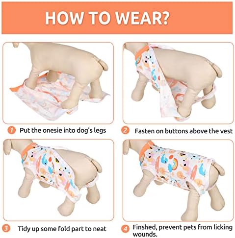 חליפת התאוששות כלב מסור, חליפת התאוששות לכלבים לאחר ניתוח, חליפת ניתוח לעיקור כלבים לכלבי נקבה, חליפת גוף