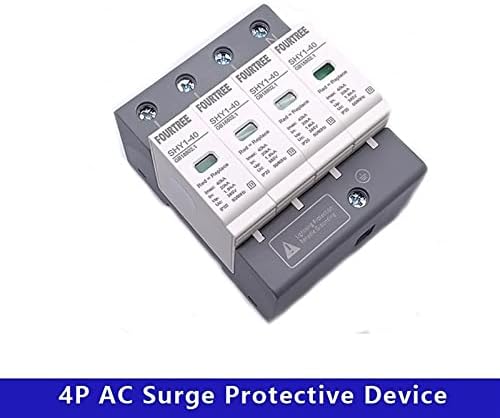 1 PCS מכשיר מגן מתח על SPD AC 3P+N 20 ~ 40KA 30KA ~ 60KA 385V 420V House Lightning Arterser