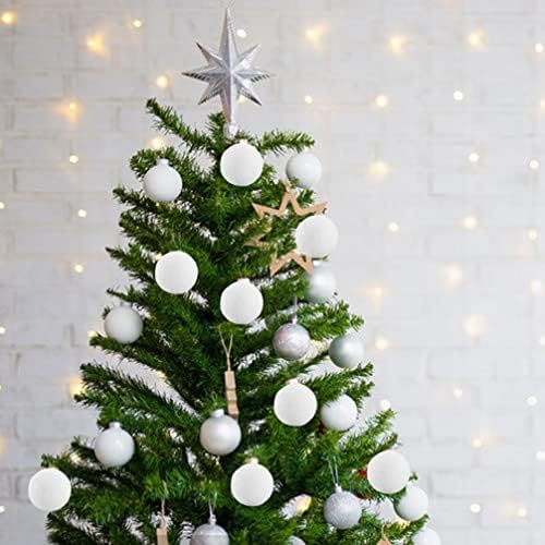 מלאכת טבע גנרית כדורי מלאכה גנריים 500 יחידות לבן קצף עגול עגול עגול עגול חג המולד כדורי קישוטי