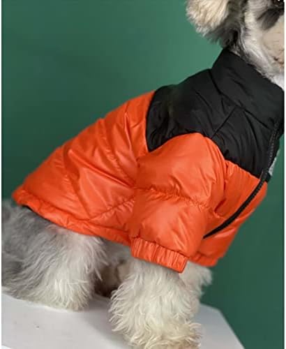 בגדי ז'קט של Lepsjgc למטה לכלבים בינוניים קטנים, ז'קט כלב חם עבה כלב חורף חורף למטה ז'קט