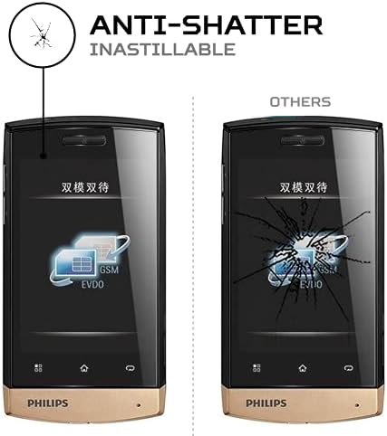 מגן מסך Antishock Anti-Shappath Anti-Scratch התואם ל- Philips D822