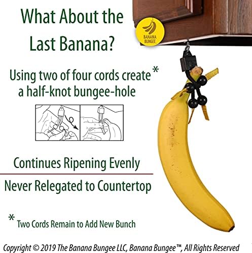 בננה באנג 'י שחור בננה מחזיק גאדג' ט, תוצרת ארה ב; מחזיק מרובה צרורות או אחת בננות