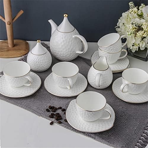 ZLXDP בסגנון אירופאי עצם לבנה סין כוס קפה סט אחר הצהריים סט תה תה כוס 15 קפה סט קרמיקה מתנות סט מתנות
