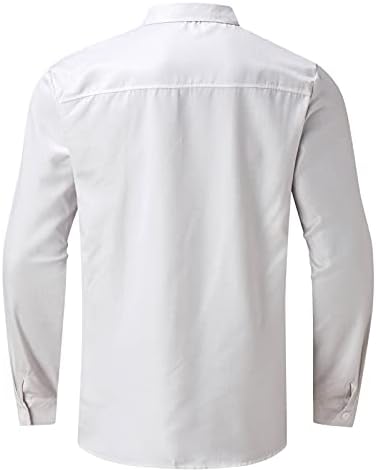 חולצות פשתן כותנה XXBR לגברים, כפתור סתיו למטה ציפורי שרוול ארוך ציפורי פרפר הדפס חולצות הוואי