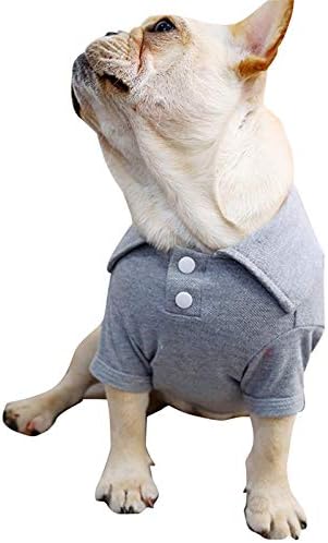 חולצות כלבי כותנה של בולדוג צרפתי חולצות גור חיות מחמד בגדי בגדי בגדי לבוש מעילי מעילי ...