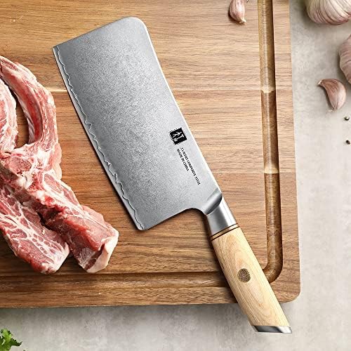 סכין נוצרים סכין, קליבר בשר, סכין מסוק עצם מזויף בגודל 7 אינץ