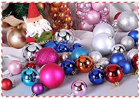 Shan-S 24 pcs 30 ממ כדור חג מולד בובל אטום לעיצוב עונתי תליית מסיבה ביתית עם אריזת מתנה ידנית לשימוש חוזר